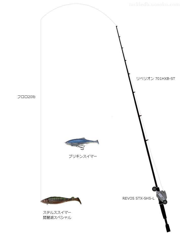 バス釣りに関するタックル、仕掛け図解