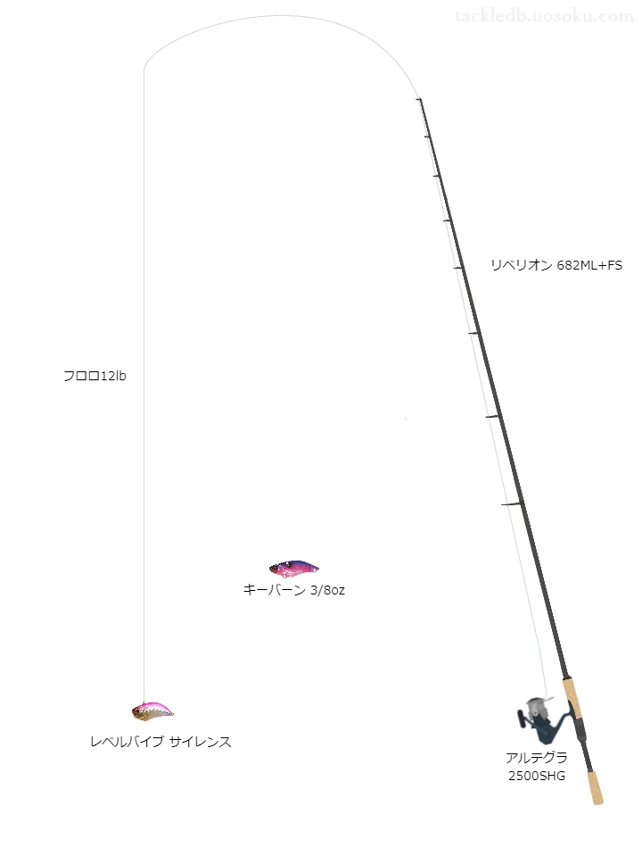 バス釣りに関するタックル、仕掛け図解