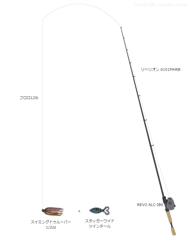 バス釣りに関するタックル、仕掛け図解