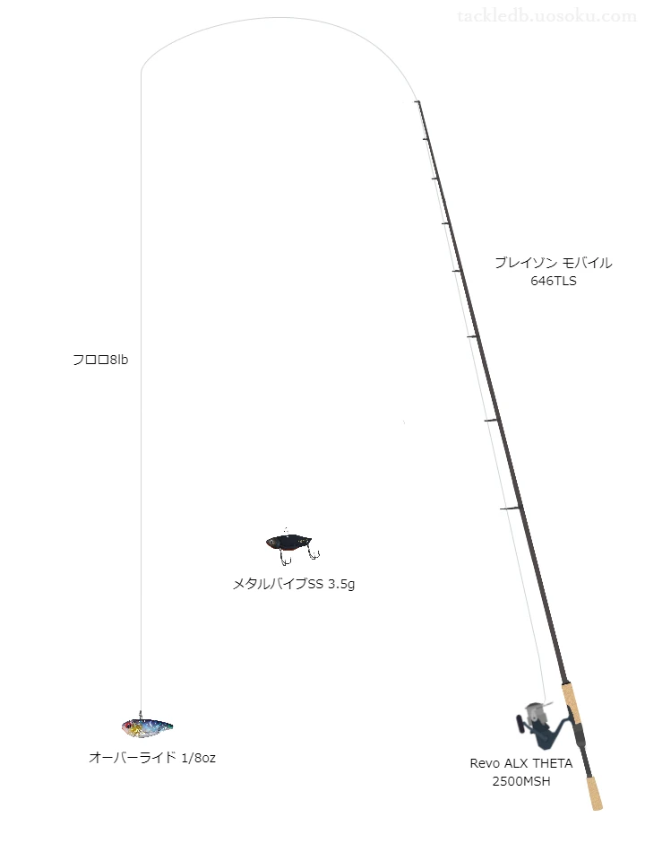 バス釣りに関するタックル、仕掛け図解