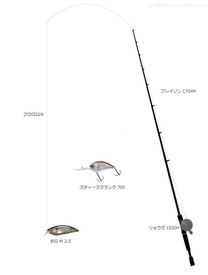 バス釣りに関するタックル、仕掛け図解