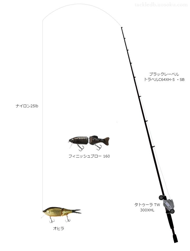 バス釣りに関するタックル、仕掛け図解