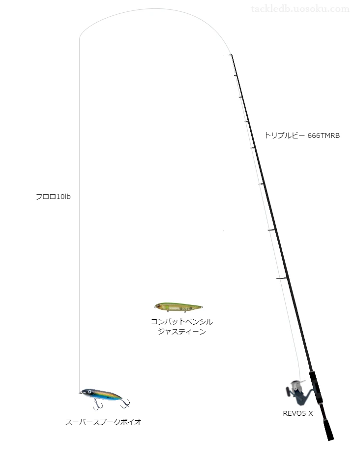 バス釣りに関するタックル、仕掛け図解