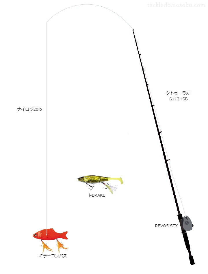 バス釣りに関するタックル、仕掛け図解