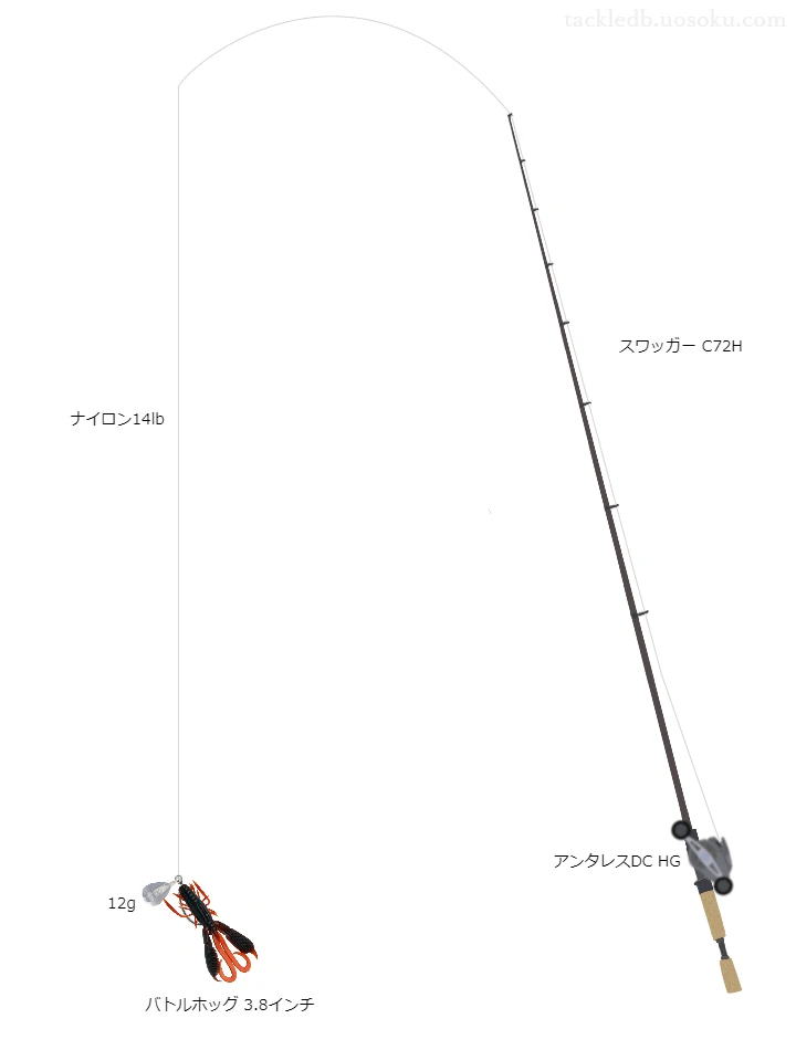 バス釣りに関するタックル、仕掛け図解