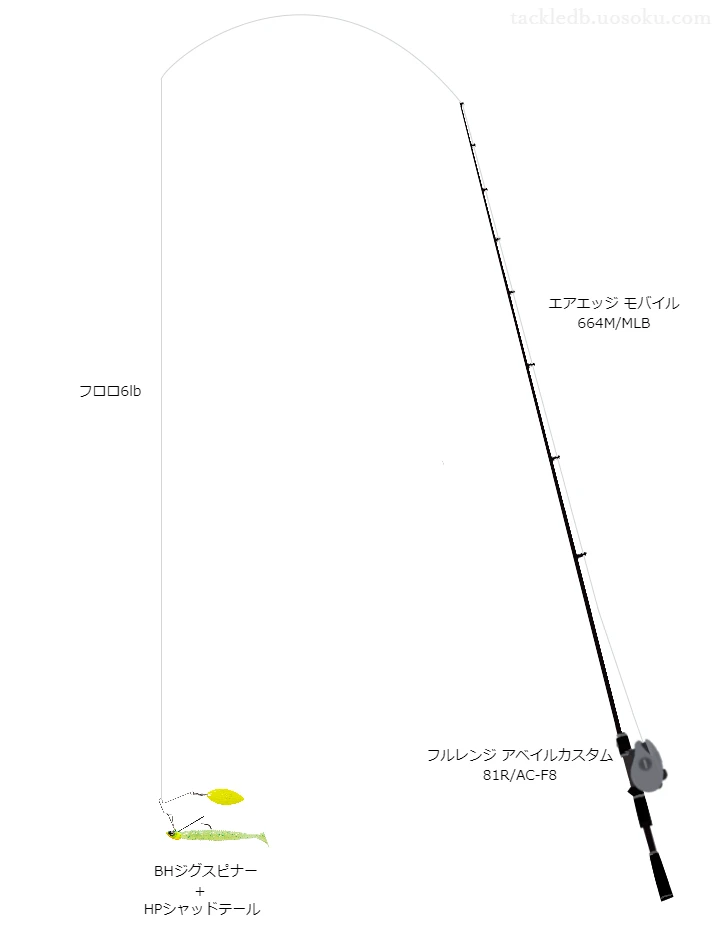 バス釣りに関するタックル、仕掛け図解