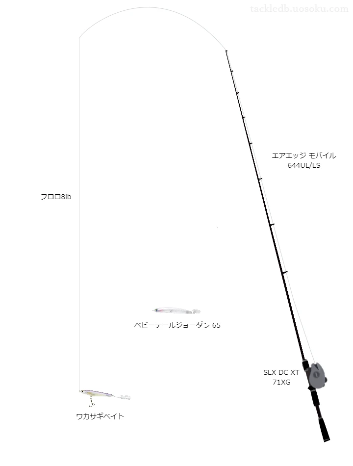 バス釣りに関するタックル、仕掛け図解