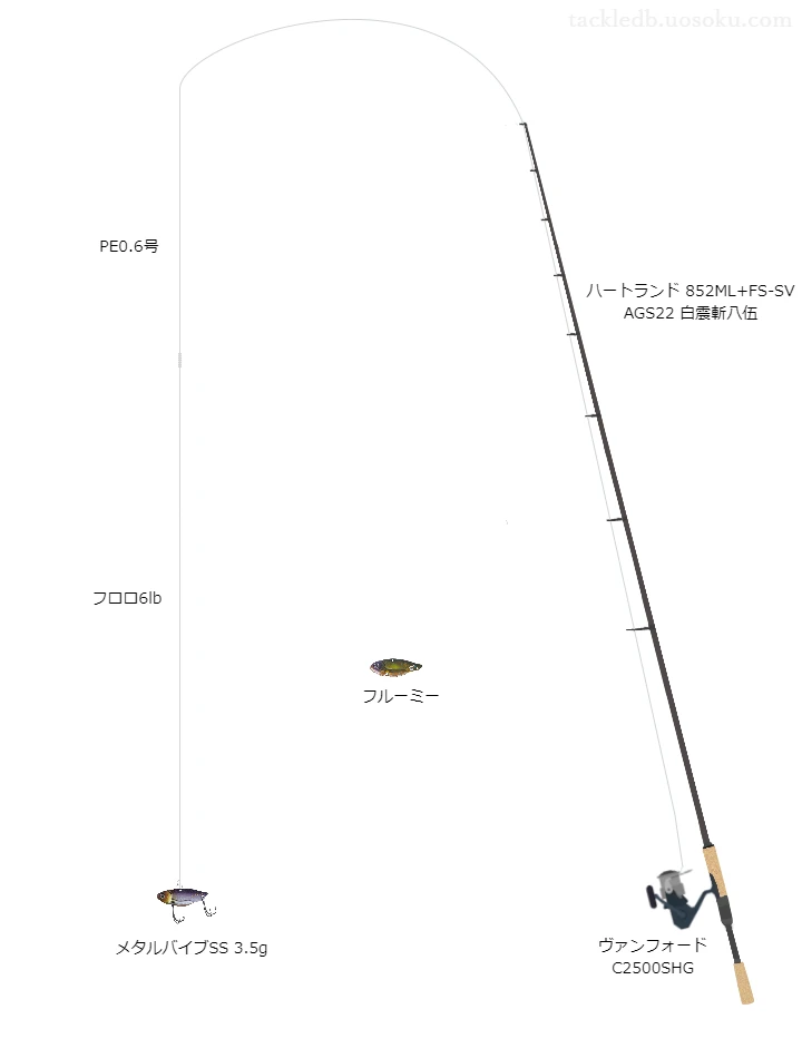 バス釣りに関するタックル、仕掛け図解