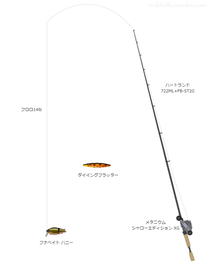 バス釣りに関するタックル、仕掛け図解