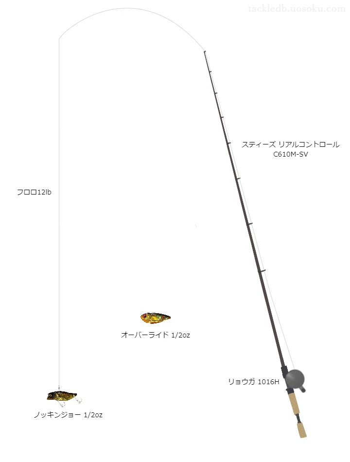 バス釣りに関するタックル、仕掛け図解