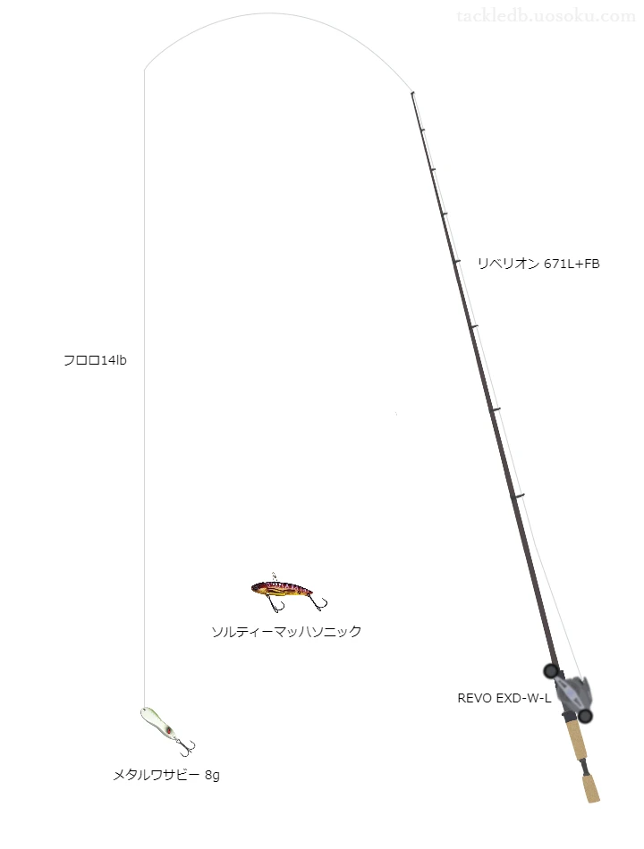 バス釣りに関するタックル、仕掛け図解