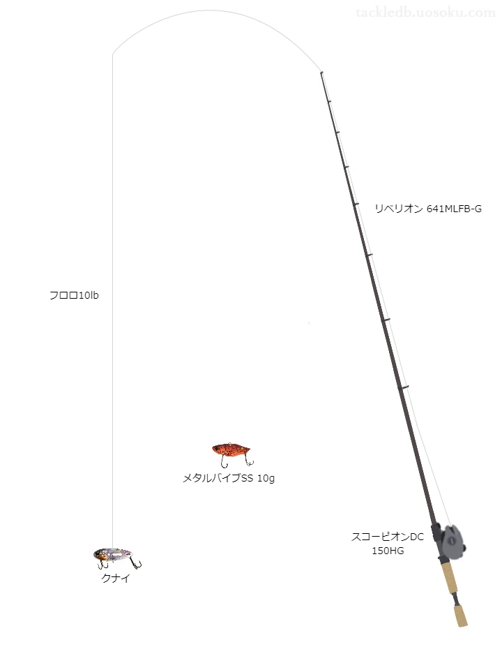 バス釣りに関するタックル、仕掛け図解