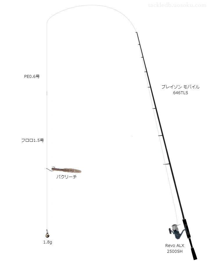 バス釣りに関するタックル、仕掛け図解