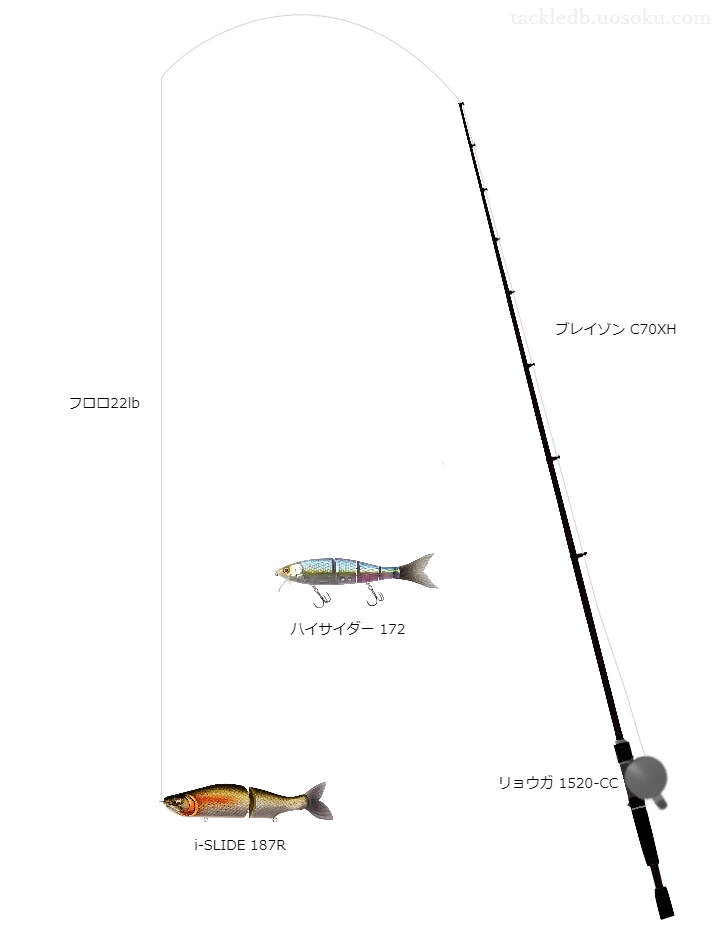 バス釣りに関するタックル、仕掛け図解