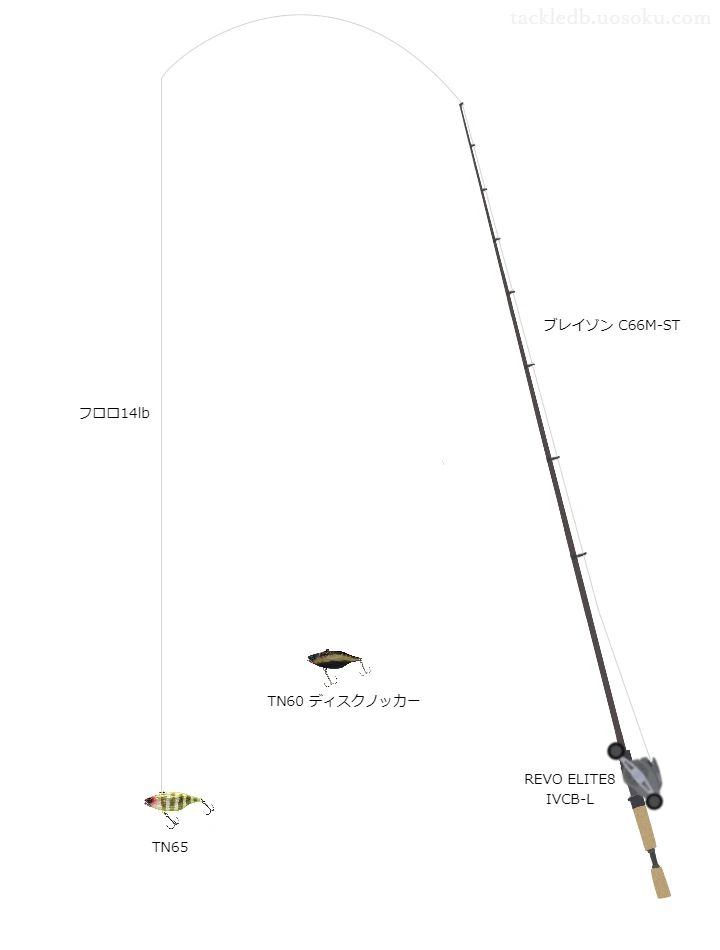 バス釣りに関するタックル、仕掛け図解