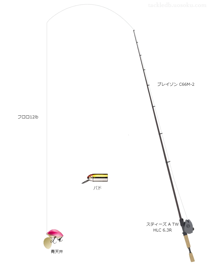 バス釣りに関するタックル、仕掛け図解