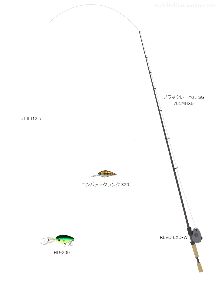 バス釣りに関するタックル、仕掛け図解