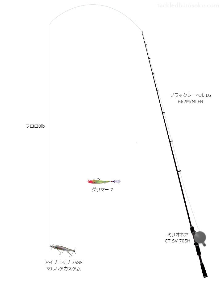 バス釣りに関するタックル、仕掛け図解