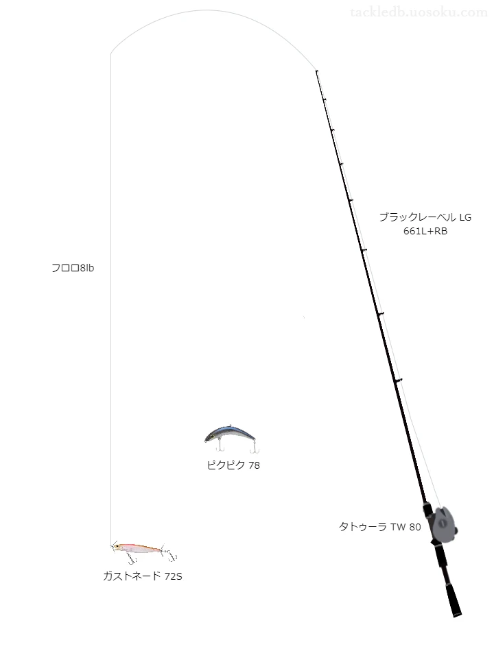 バス釣りに関するタックル、仕掛け図解