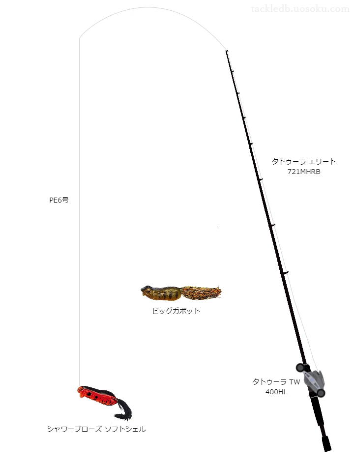 バス釣りに関するタックル、仕掛け図解