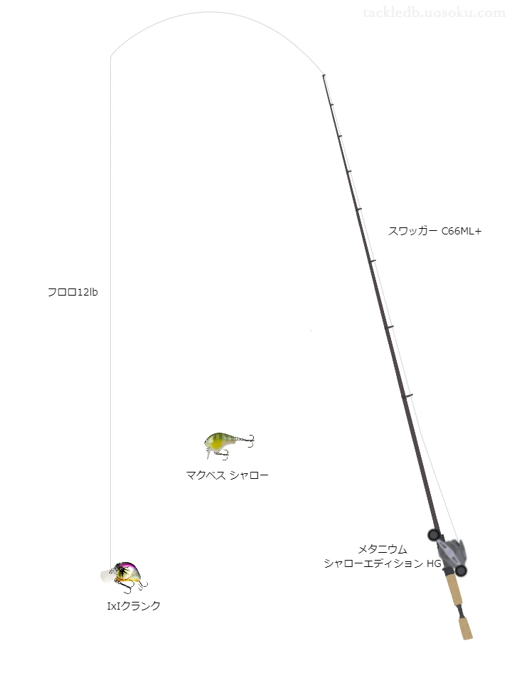 バス釣りに関するタックル、仕掛け図解