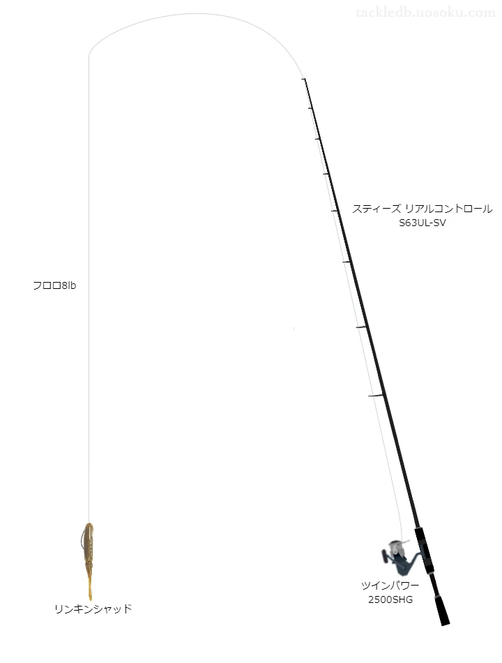 バス釣りに関するタックル、仕掛け図解