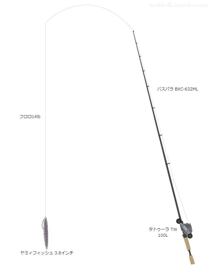 バス釣りに関するタックル、仕掛け図解