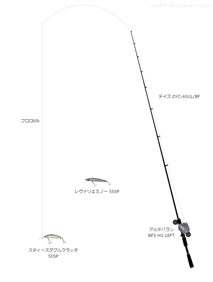 バス釣りに関するタックル、仕掛け図解