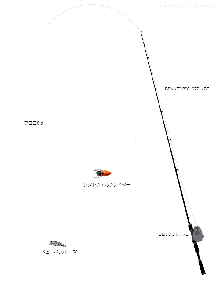 バス釣りに関するタックル、仕掛け図解