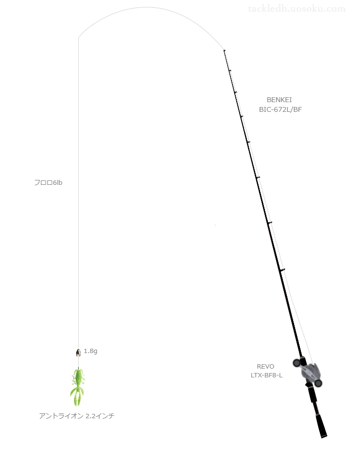 バス釣りに関するタックル、仕掛け図解