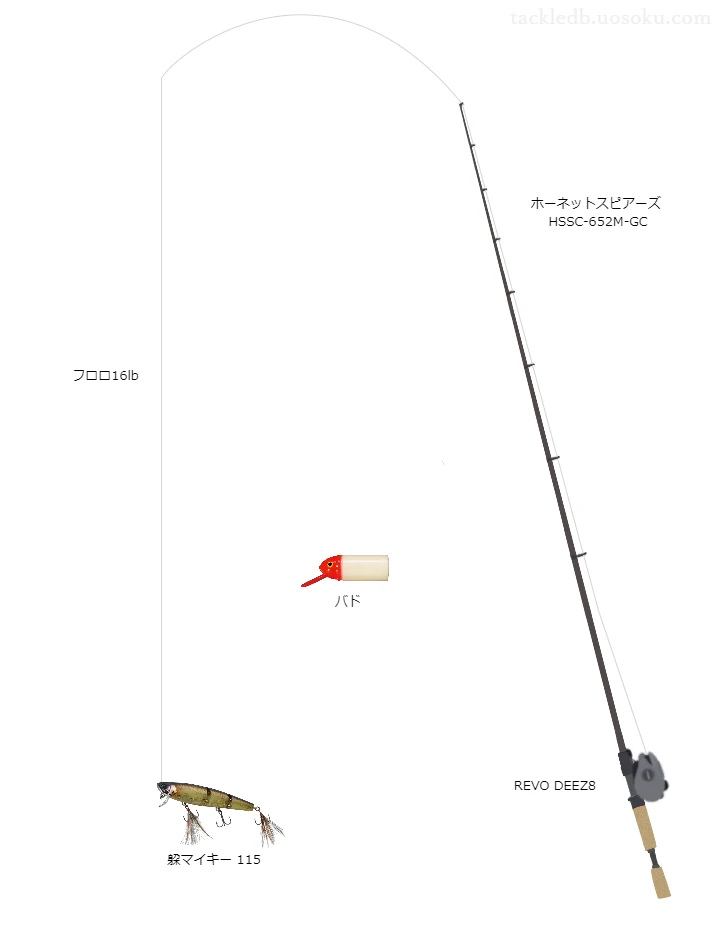 バス釣りに関するタックル、仕掛け図解