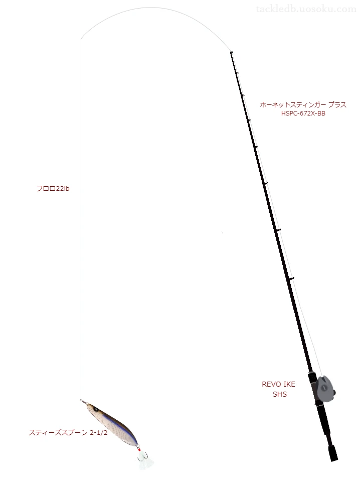 バス釣りに関するタックル、仕掛け図解