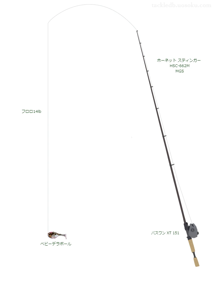 バス釣りに関するタックル、仕掛け図解