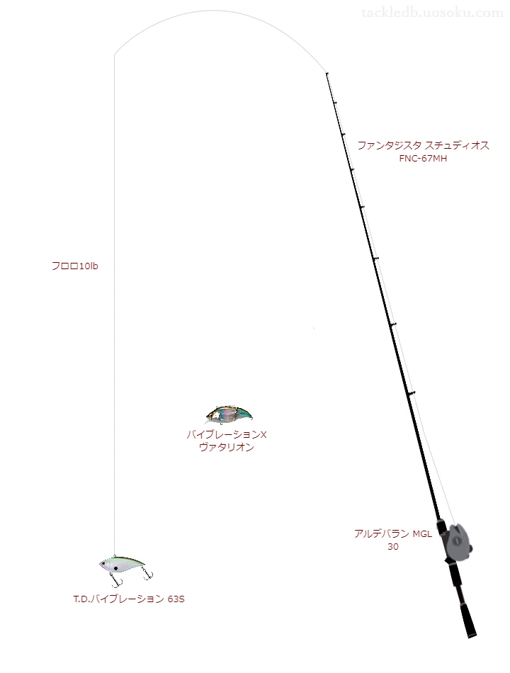 バス釣りに関するタックル、仕掛け図解