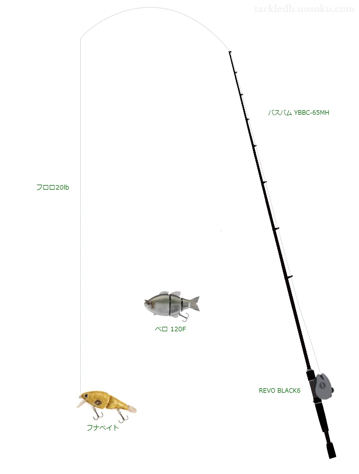 バス釣りに関するタックル、仕掛け図解