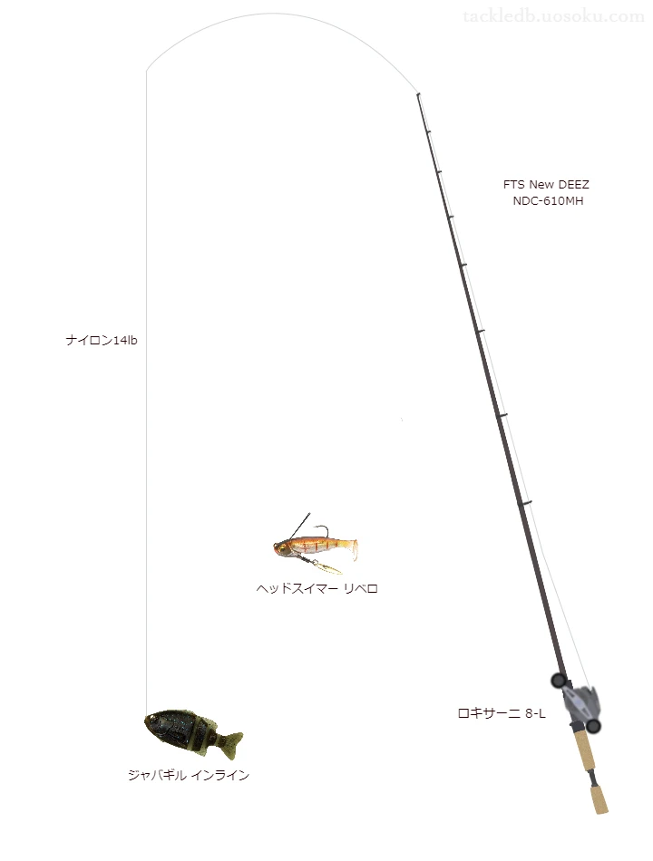 バス釣りに関するタックル、仕掛け図解