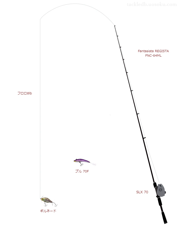 バス釣りに関するタックル、仕掛け図解