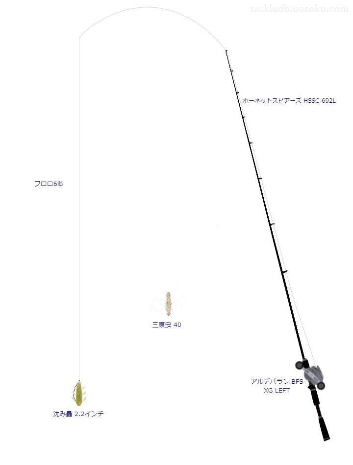 バス釣りに関するタックル、仕掛け図解