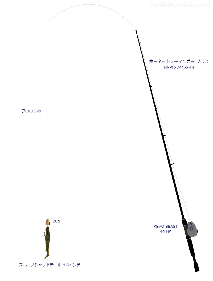 バス釣りに関するタックル、仕掛け図解