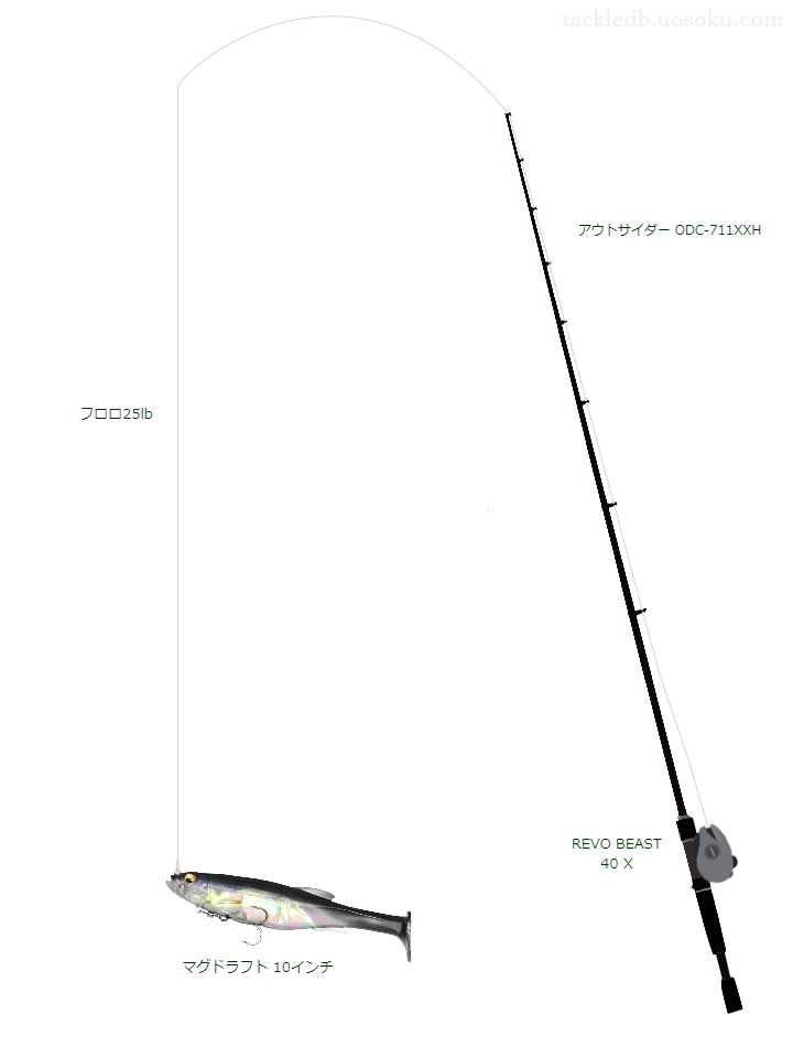 バス釣りに関するタックル、仕掛け図解