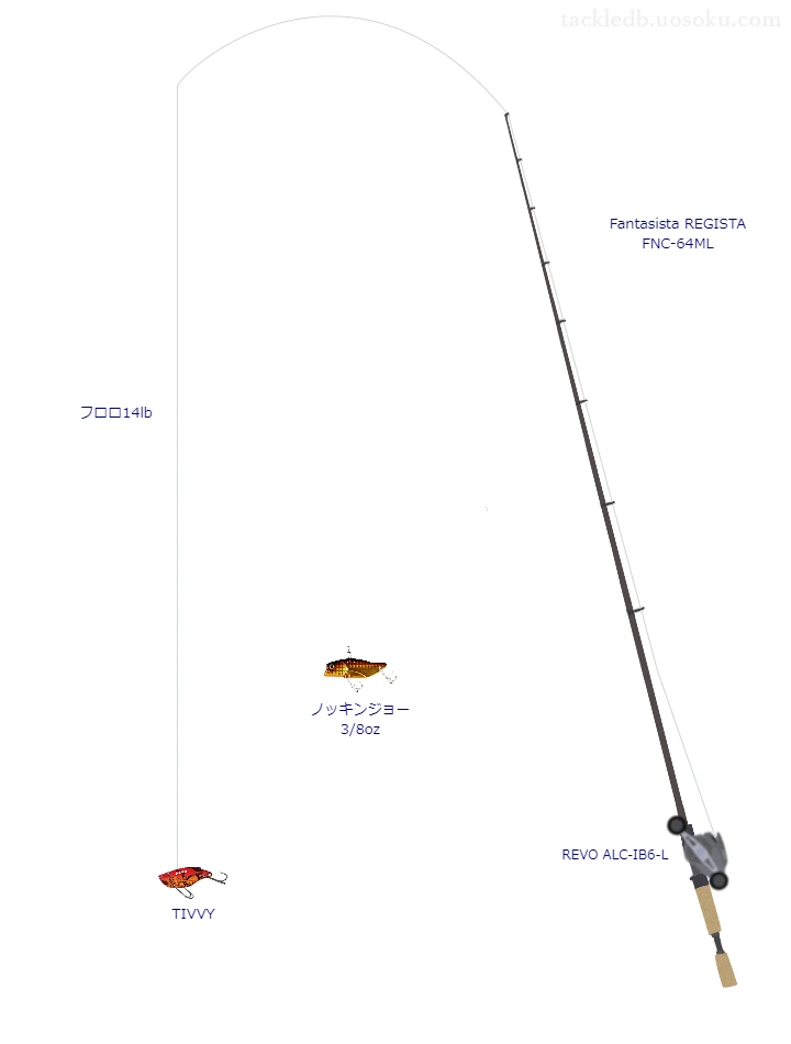 バス釣りに関するタックル、仕掛け図解