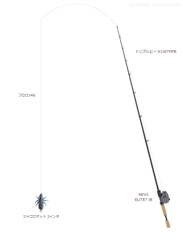 バス釣りに関するタックル、仕掛け図解