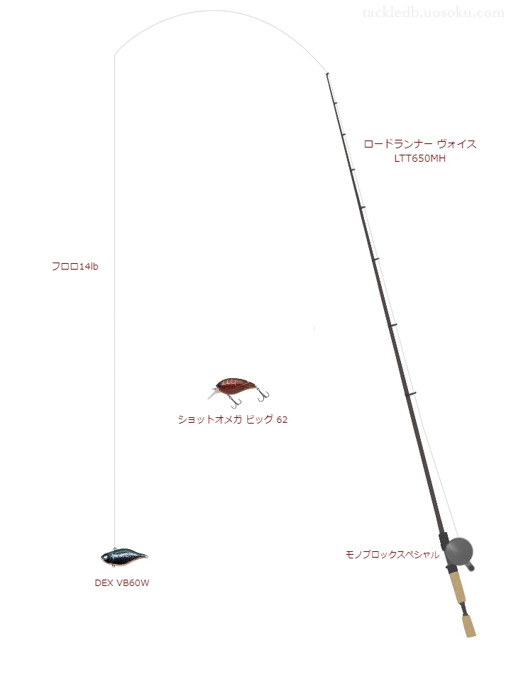 ロードランナー ヴォイス LTT650MHとバイブレーションによるバス釣りタックル【Vインプレ】