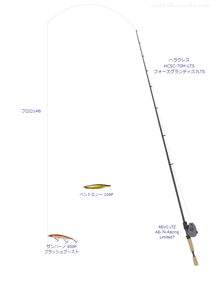 バス釣りに関するタックル、仕掛け図解