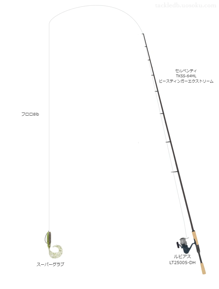 バス釣りに関するタックル、仕掛け図解