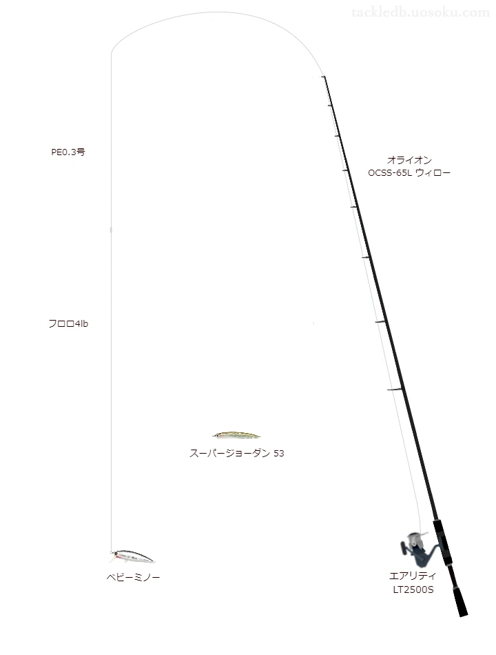 バス釣りに関するタックル、仕掛け図解