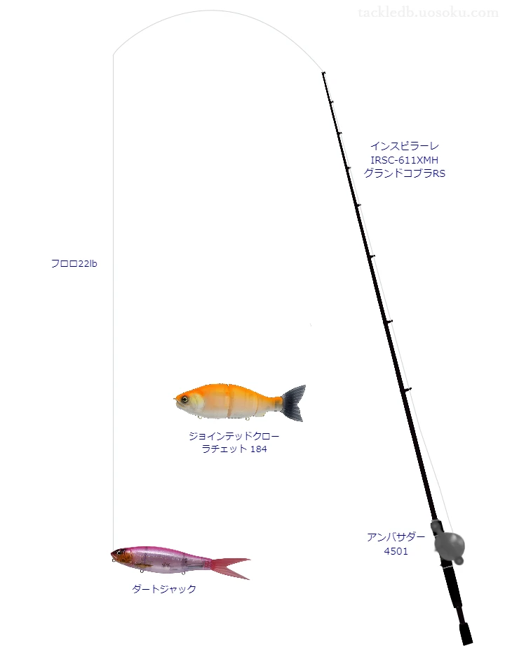 バス釣りに関するタックル、仕掛け図解