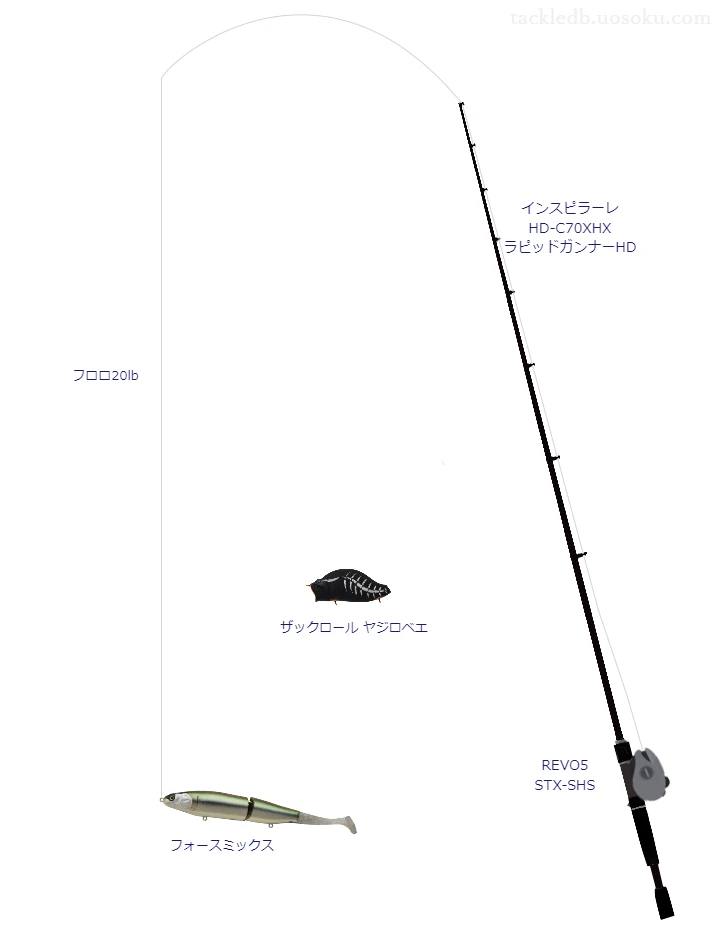 バス釣りに関するタックル、仕掛け図解