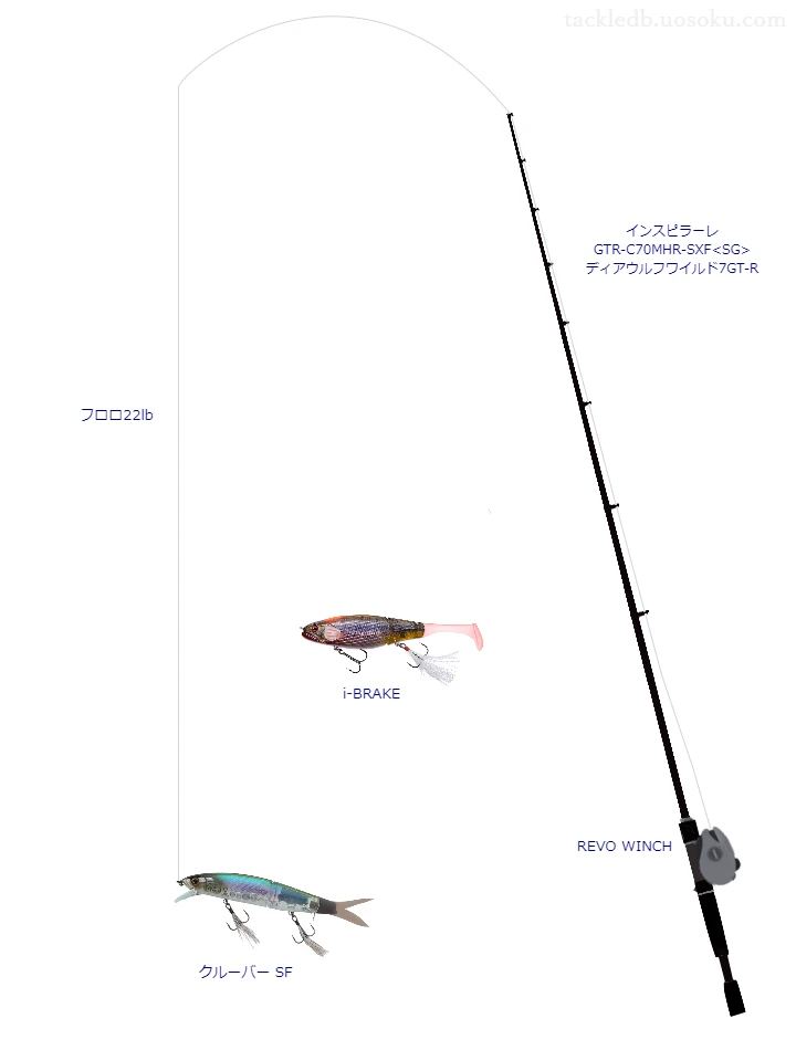 バス釣りに関するタックル、仕掛け図解