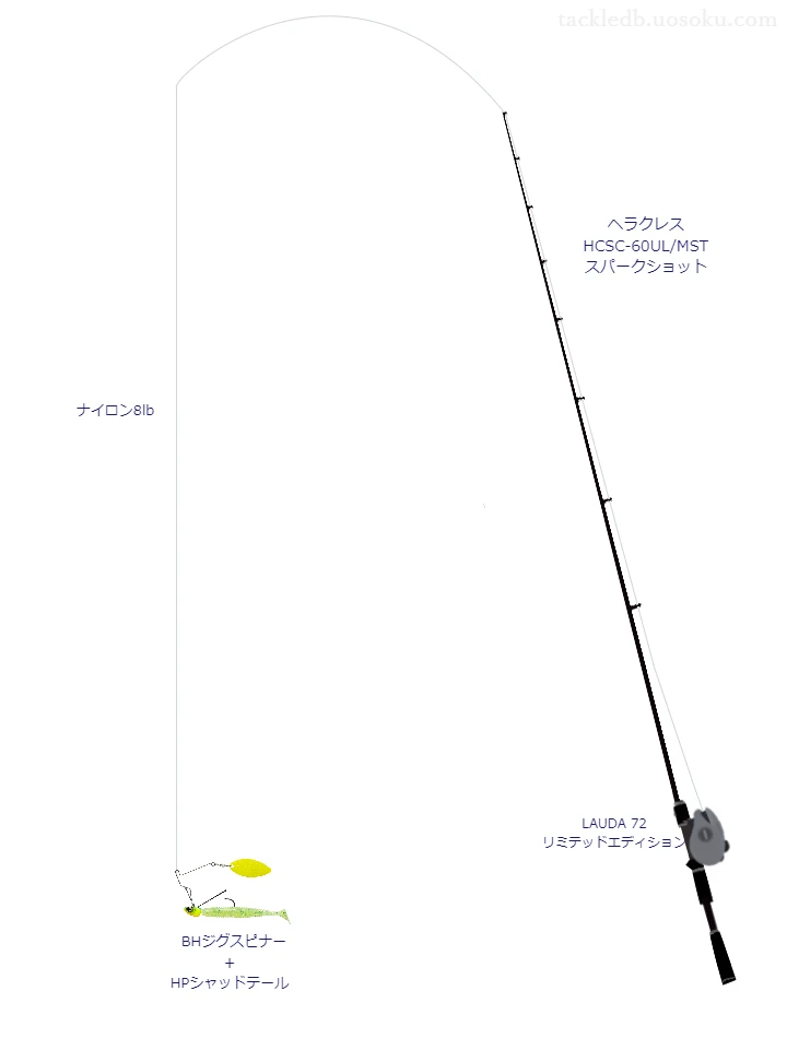 バス釣りに関するタックル、仕掛け図解